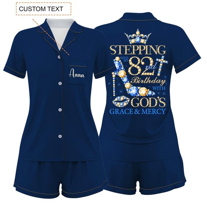 Custom Birthday Anniversary Women Short Pajamas Sets