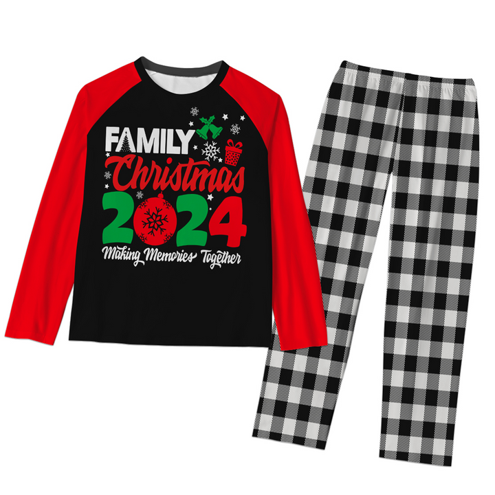 Custom Name Family 2024  Pajamas For Men Women Kid