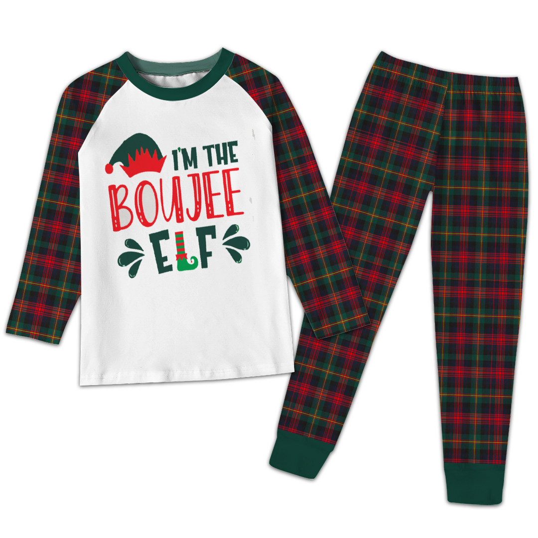 Personalised Elf Family Matching Xmas Pjs Pyjamas Set