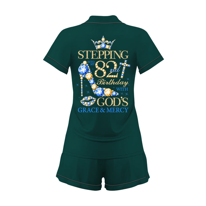 Custom Birthday Anniversary Women Short Pajamas Sets