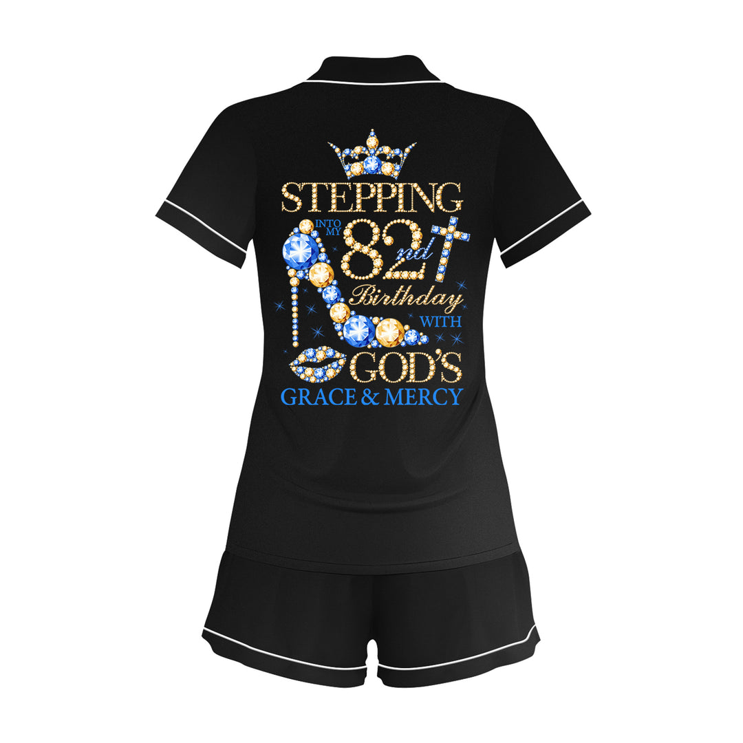 Custom Birthday Anniversary Women Short Pajamas Sets