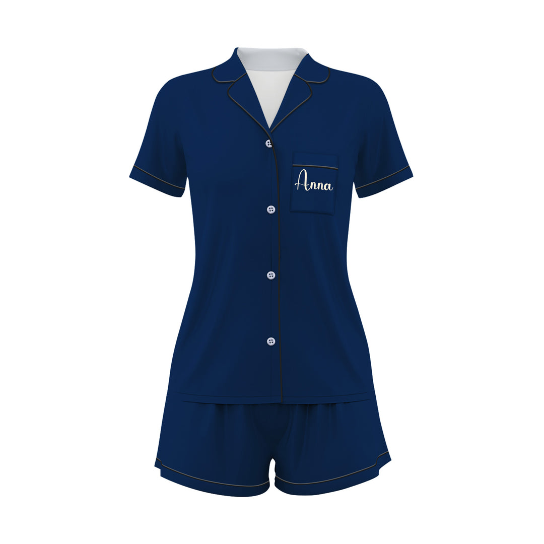 Custom Birthday Anniversary Women Short Pajamas Sets