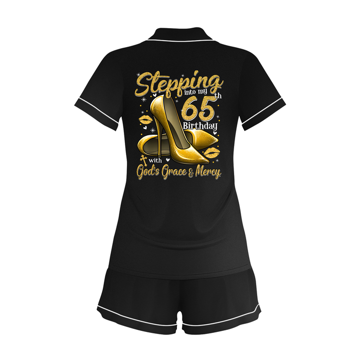 Custom Year Birthday Short Pajamas Set