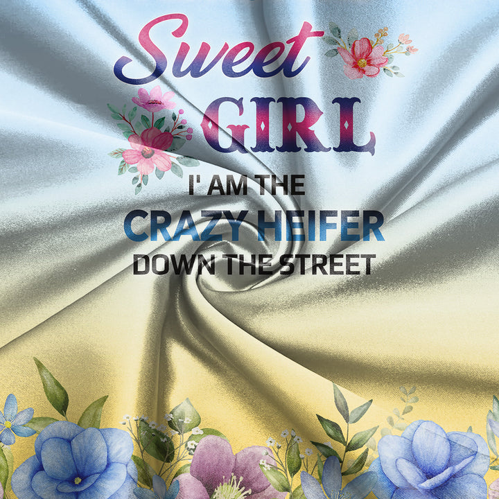 Custom Text  I’m Not The Sweet Girl Short Pajamas Set