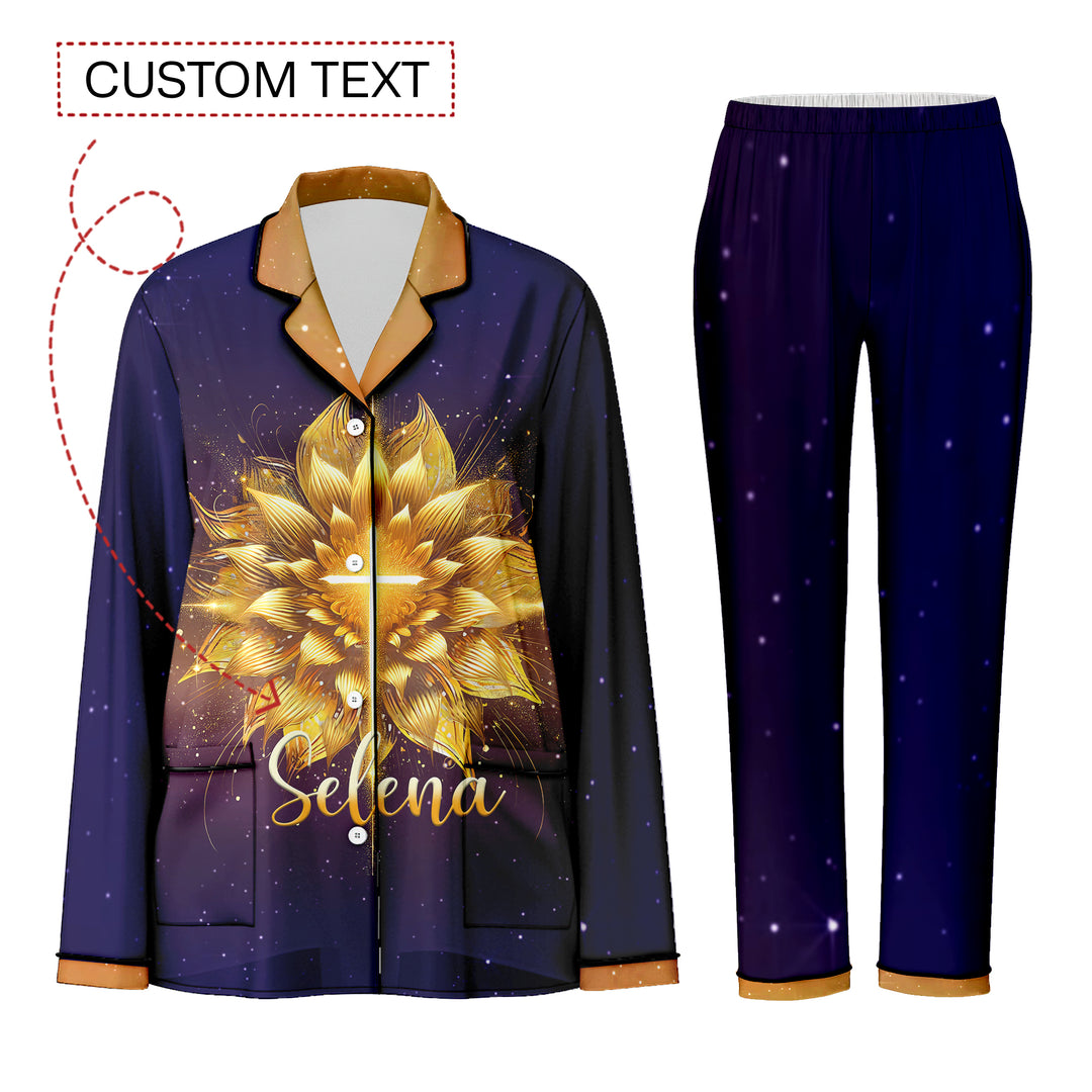 Custom Text  Keep Me Different Lord I Don't Wanna Be Like Them Long Pajamas Set