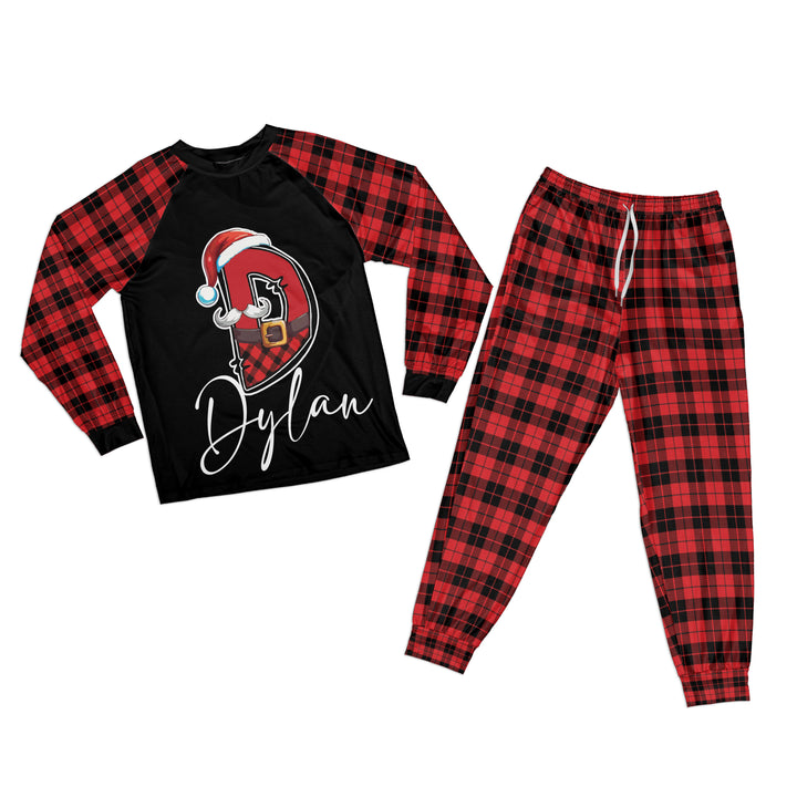 Custom Name Merry Christmas Family Pyjamas Set