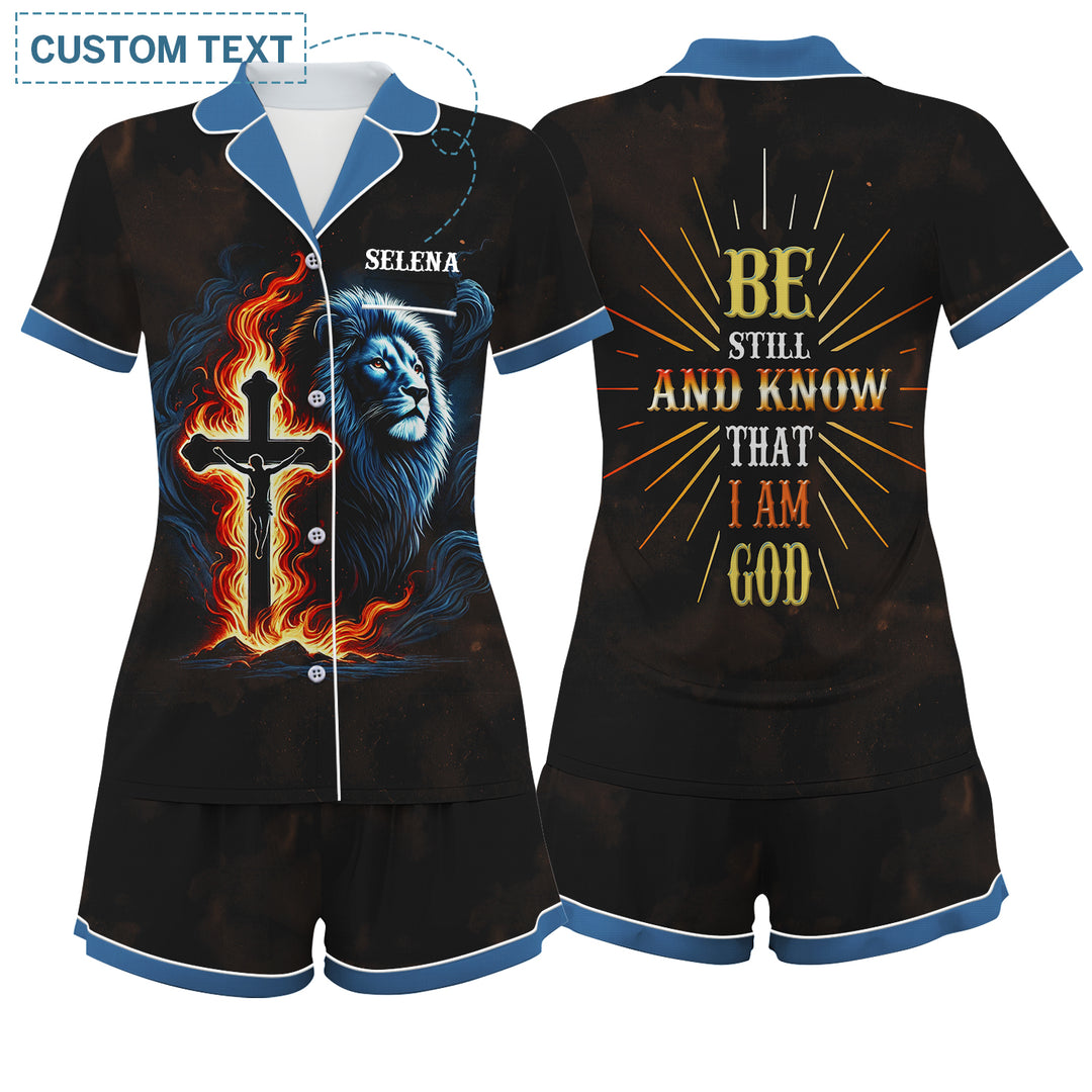 Custom Name Bible  Short Pajamas Set