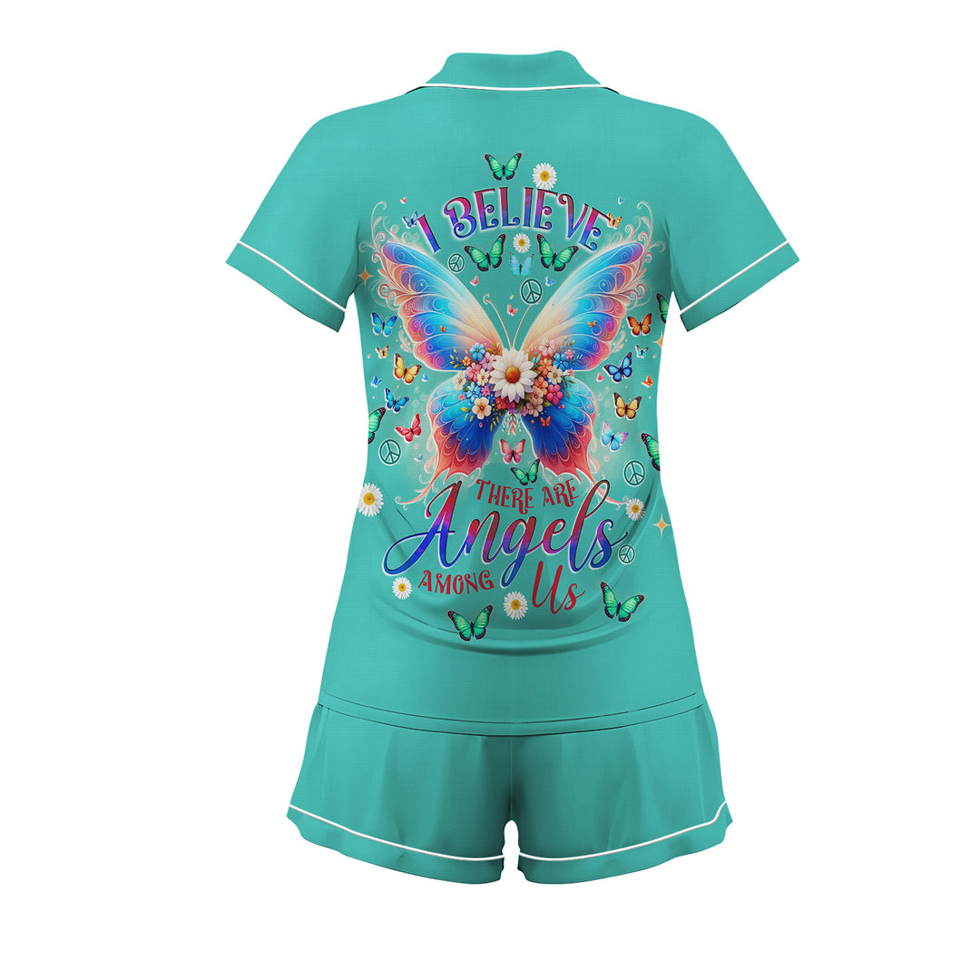 Custom Butterfly Short Pajamas Set