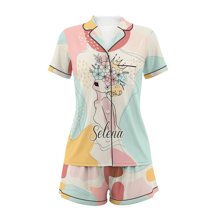 Custom Text Not A Day Over Fabulous Short Pajamas Set