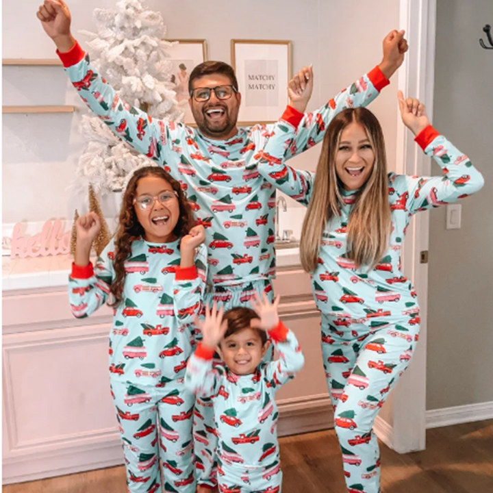 Car Truck Family Matching Christmas PJ Set