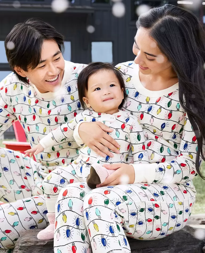 Bright Bulb Matching Pajamas Set