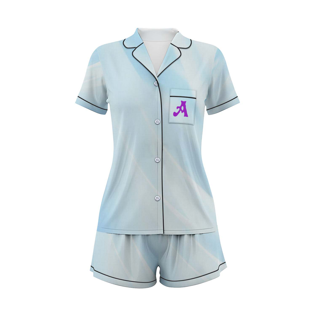 Personalize Name Short Pyjamas Sets For Girl